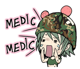 Military Girls sticker #172593