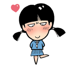 angry girl sticker #172729