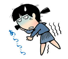 angry girl sticker #172748