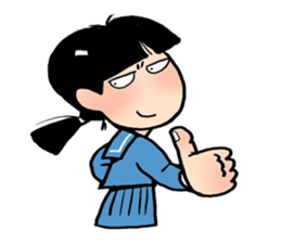 angry girl sticker #172754