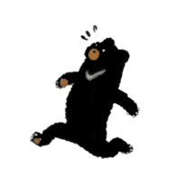 BLACK BEAR sticker #173019