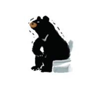 BLACK BEAR sticker #173023