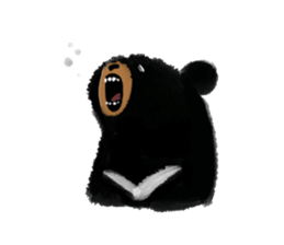BLACK BEAR sticker #173028