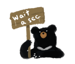 BLACK BEAR sticker #173030