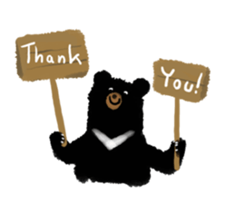 BLACK BEAR sticker #173038