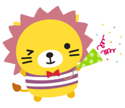 Squly & Friends: Party sticker #174002