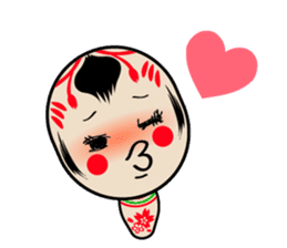 KOKESHI-CHAN sticker #174837