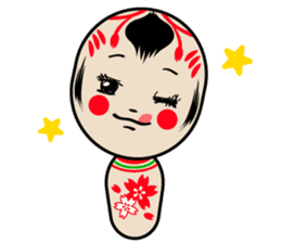 KOKESHI-CHAN sticker #174838