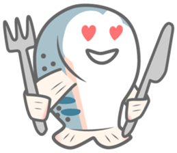 Seema trout and friends. - For anglers. sticker #174845