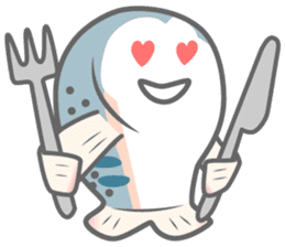 Seema trout and friends. - For anglers. sticker #174845