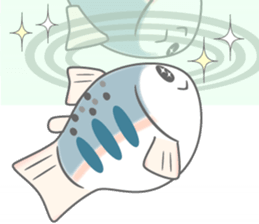 Seema trout and friends. - For anglers. sticker #174854