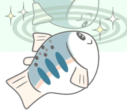 Seema trout and friends. - For anglers. sticker #174854