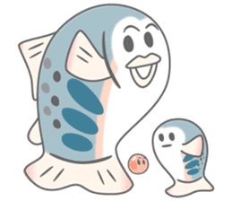 Seema trout and friends. - For anglers. sticker #174855