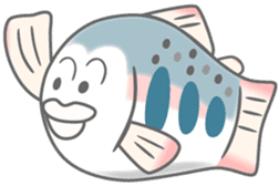 Seema trout and friends. - For anglers. sticker #174857