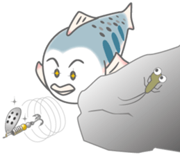 Seema trout and friends. - For anglers. sticker #174872