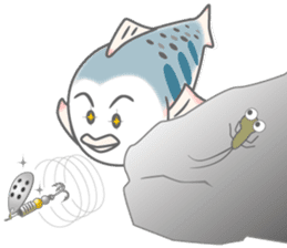 Seema trout and friends. - For anglers. sticker #174872