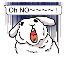 Feelings of Holland Lop Rabbit sticker #175146