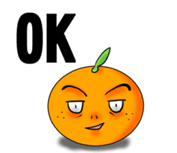 God of mandarin orange sticker #175281