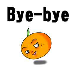 God of mandarin orange sticker #175284