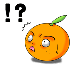 God of mandarin orange sticker #175285