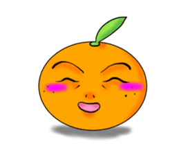 God of mandarin orange sticker #175286