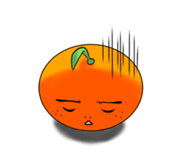 God of mandarin orange sticker #175287