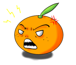 God of mandarin orange sticker #175288