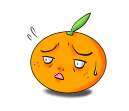 God of mandarin orange sticker #175290