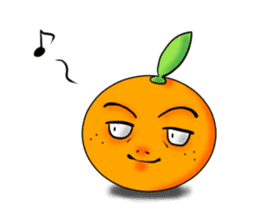 God of mandarin orange sticker #175292
