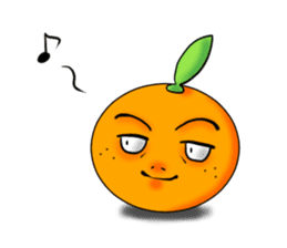 God of mandarin orange sticker #175292