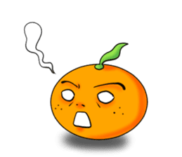 God of mandarin orange sticker #175296