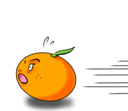 God of mandarin orange sticker #175297