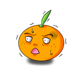 God of mandarin orange sticker #175298