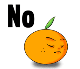 God of mandarin orange sticker #175304