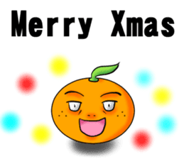 God of mandarin orange sticker #175309