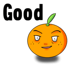 God of mandarin orange sticker #175312