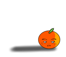 God of mandarin orange sticker #175314