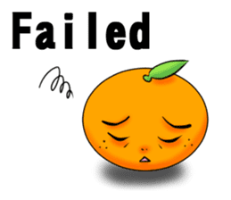 God of mandarin orange sticker #175318