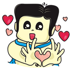 Uncle Jon and Broomstick. sticker #175521