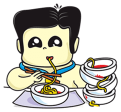 Uncle Jon and Broomstick. sticker #175528