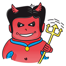 Uncle Jon and Broomstick. sticker #175531