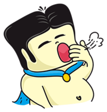 Uncle Jon and Broomstick. sticker #175535