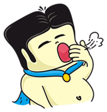 Uncle Jon and Broomstick. sticker #175535