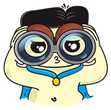 Uncle Jon and Broomstick. sticker #175537