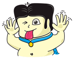 Uncle Jon and Broomstick. sticker #175540