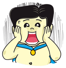 Uncle Jon and Broomstick. sticker #175541