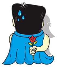 Uncle Jon and Broomstick. sticker #175544