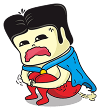 Uncle Jon and Broomstick. sticker #175550