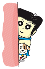 Uncle Jon and Broomstick. sticker #175553