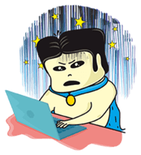 Uncle Jon and Broomstick. sticker #175557